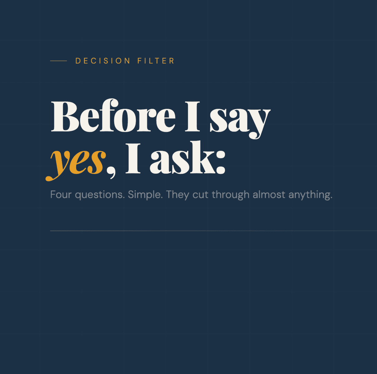 4 questions coaching advice