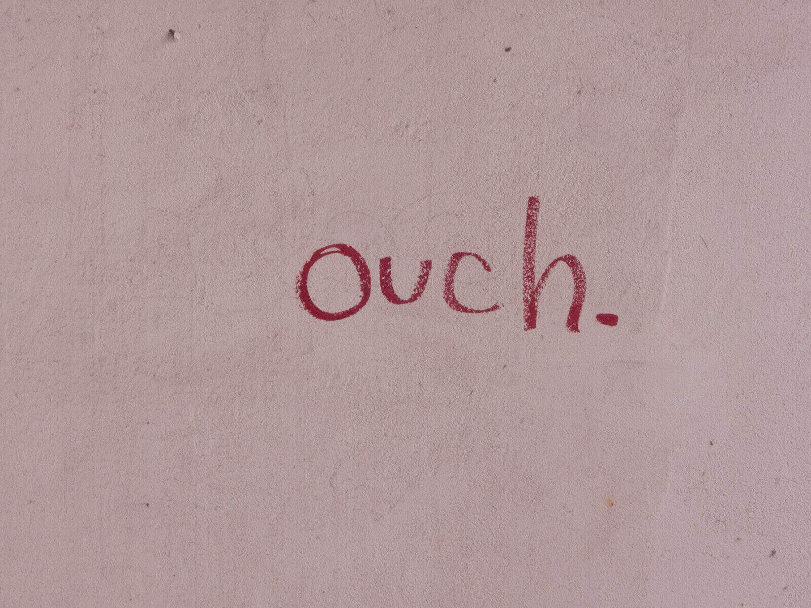 Aua – eine Absage kann wehtun
